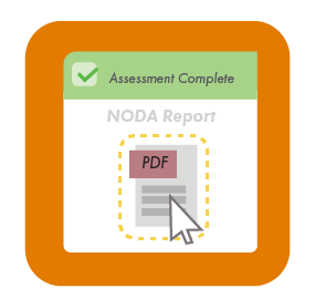 NODA PDF report available in customer portal.